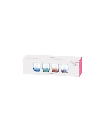 Set of 4 Speckle Tumblers