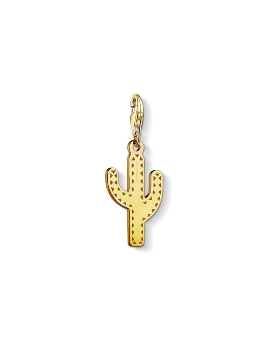 Yellow Gold Boho Cactus Charm 1680-413-39