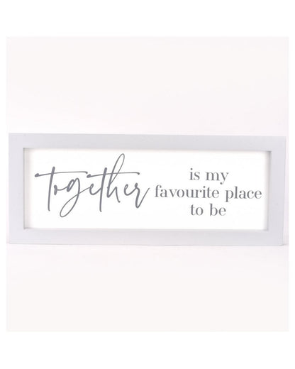 Moments Together Wall Plaque 40cm
