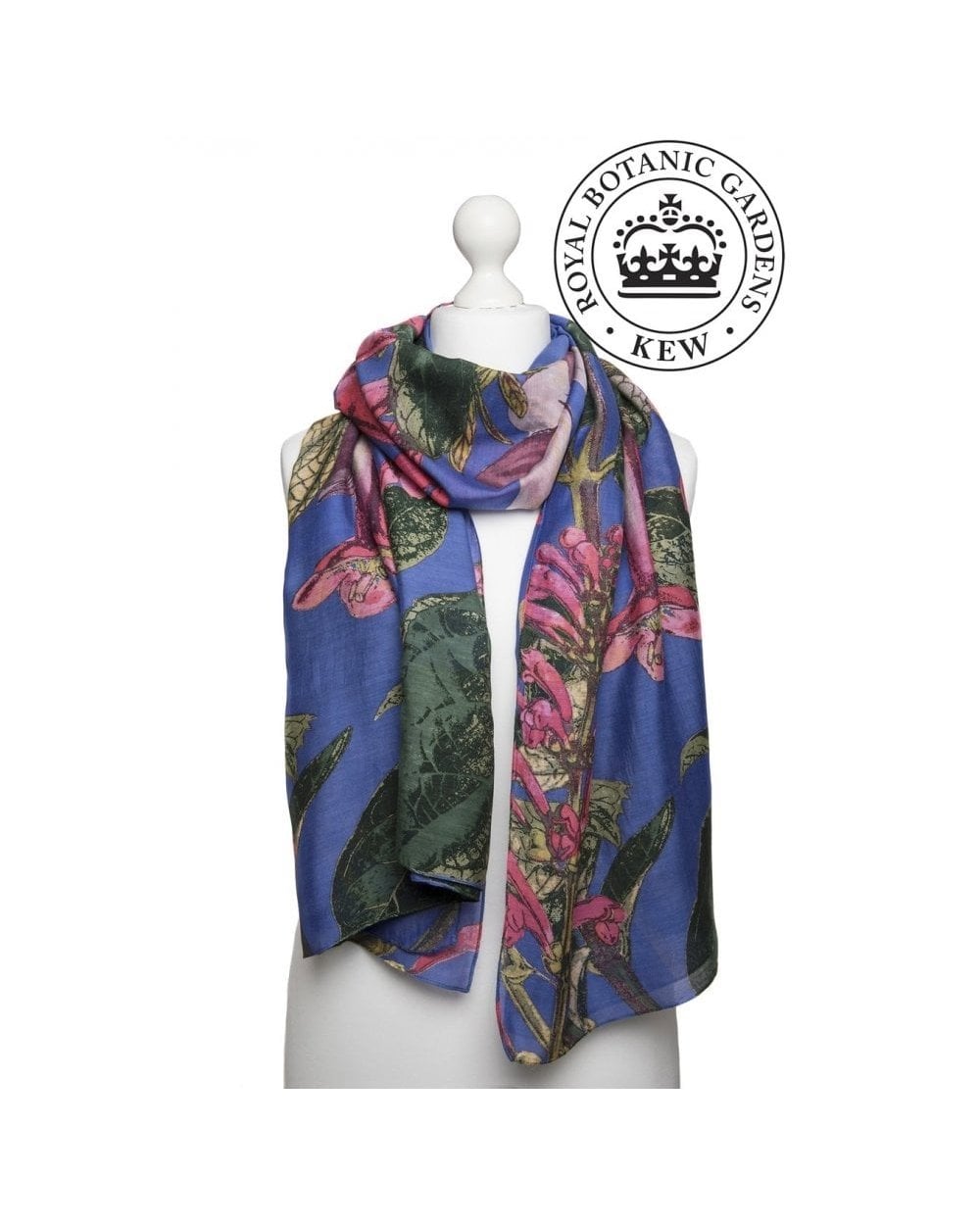 Kew Purple Magnolia Scarf