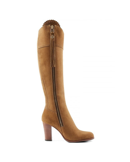 Women's Regina Suede High Heeled Knee-high Boots (Regular Fit)
