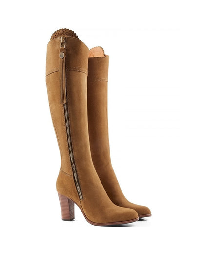 Women's Regina Suede High Heeled Knee-high Boots (Regular Fit)