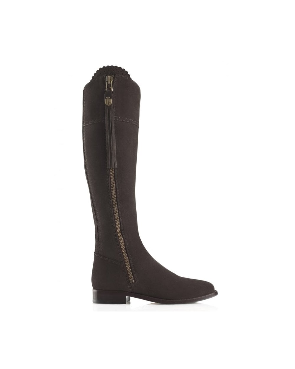 Women's Regina Suede Flat Knee-high Boots (Regular Fit)