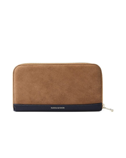 Leather and Suede Salisbury Purse