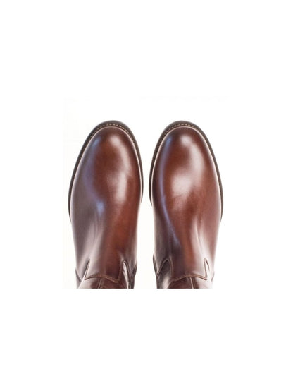 Smooth Leather Riding Boots