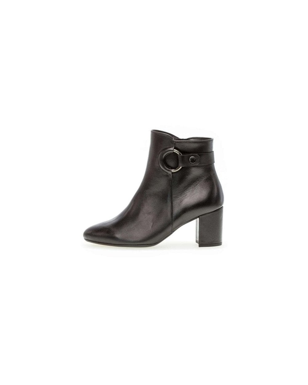 Smooth Leather Elegant Ankle Boots