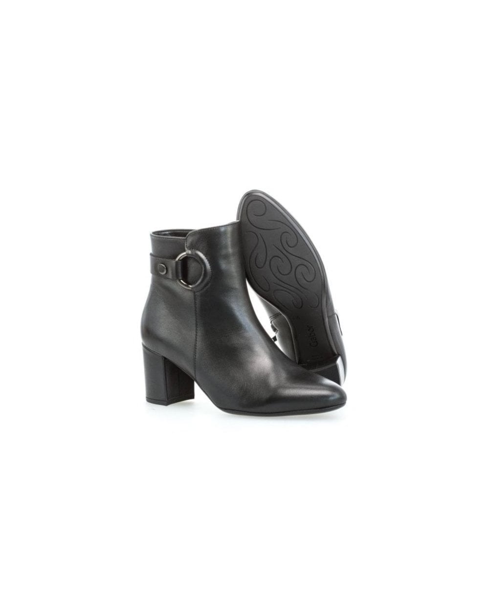 Smooth Leather Elegant Ankle Boots