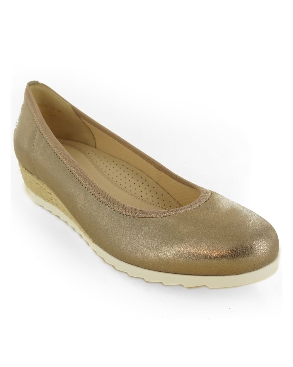 Ladies Epworth Metallic Modern Ballerina Shoes