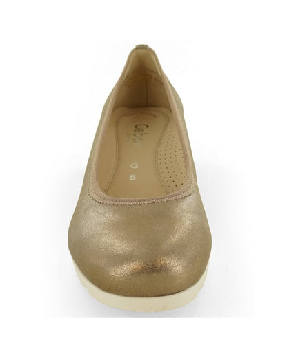 Ladies Epworth Metallic Modern Ballerina Shoes