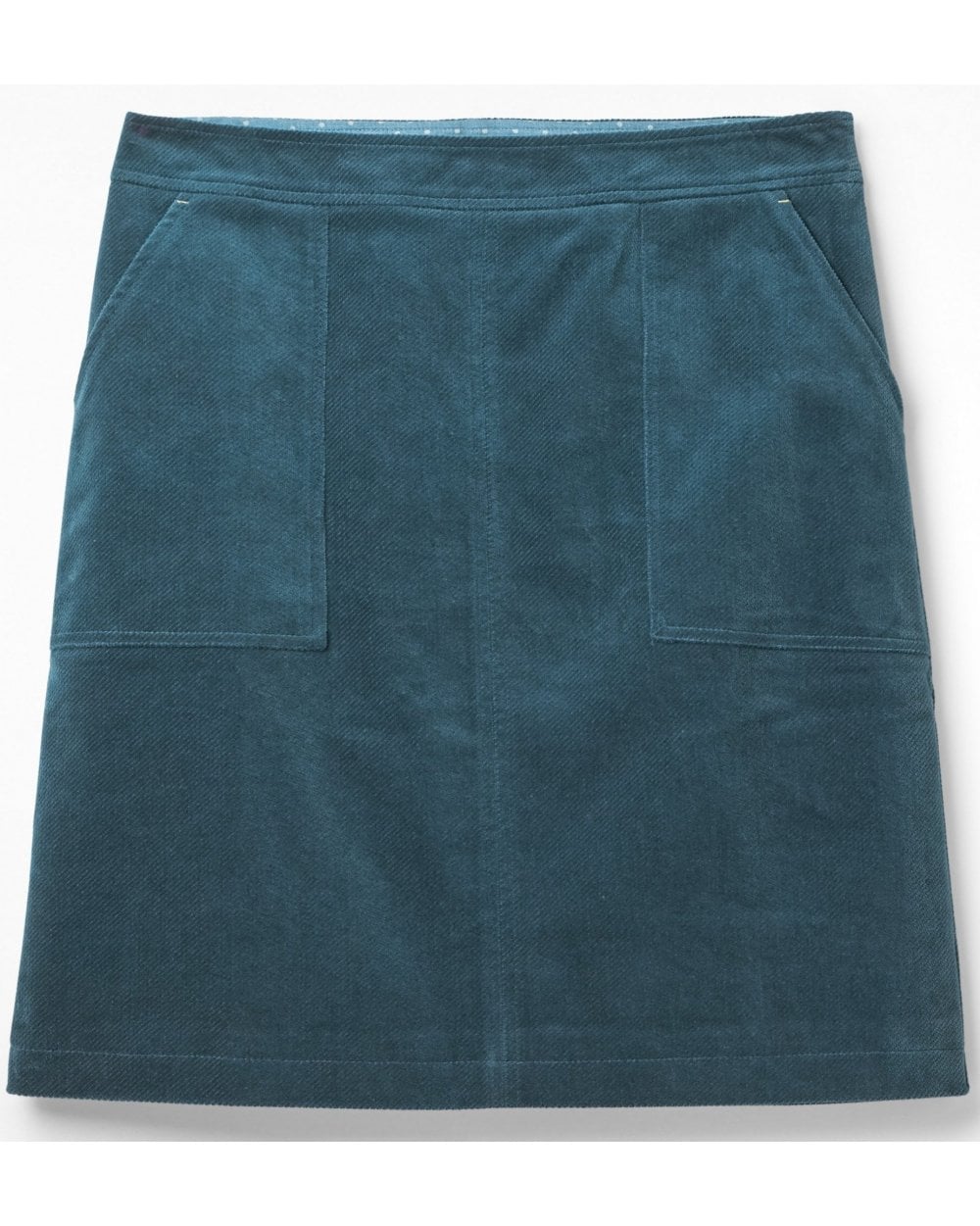 Clocktower Cord A Line Skirt
