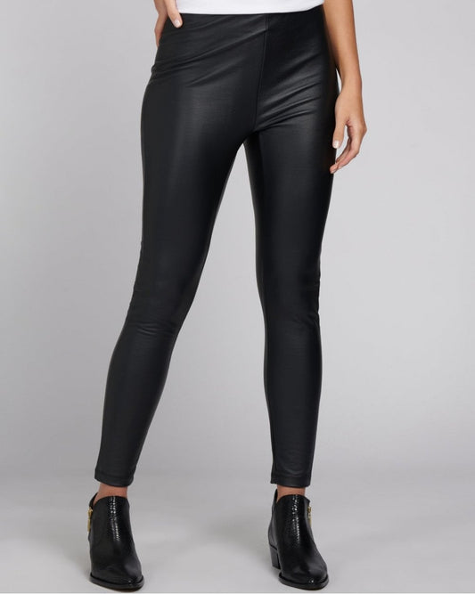 Galvez Faux Leather Trousers