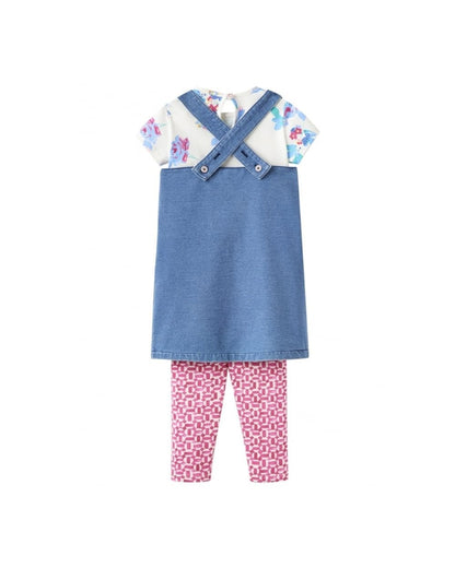 Baby Girls Joyce 3 Piece Pinafore Set