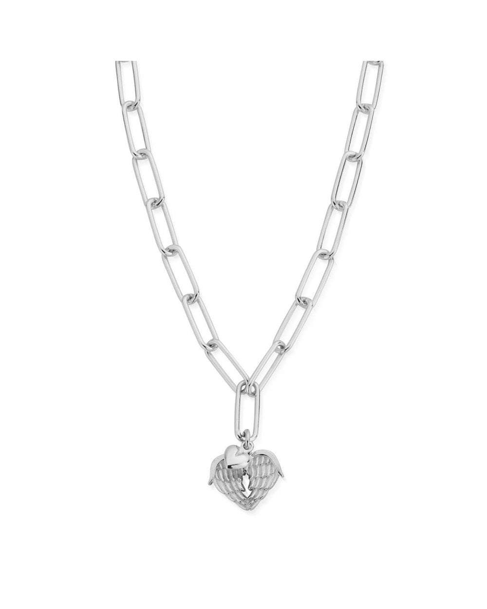 Link Chain Faith and Love Necklace