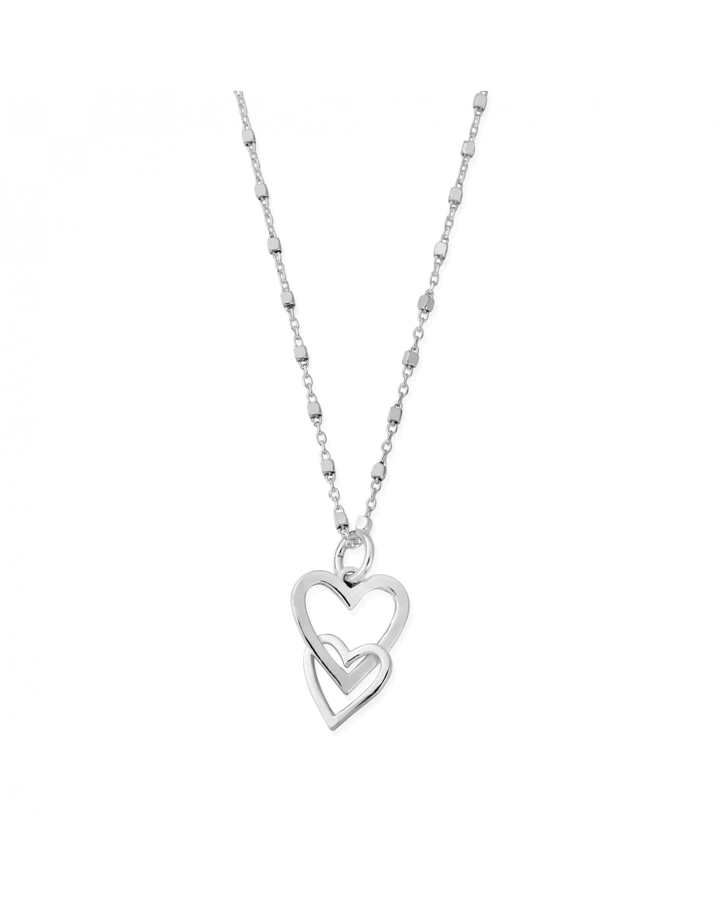 Interlocking Love Heart Necklace
