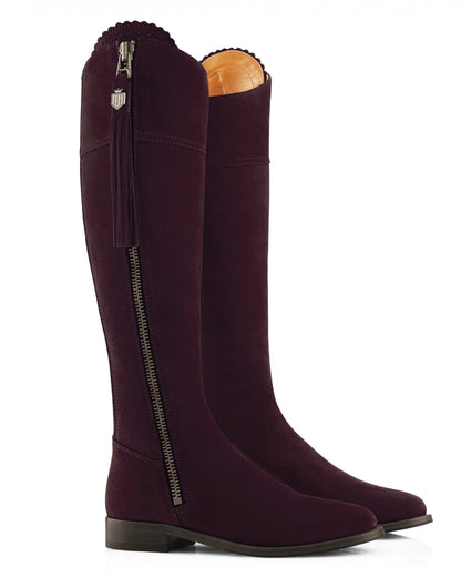 Women's Regina Suede Flat Knee-high Boots (Regular Fit)