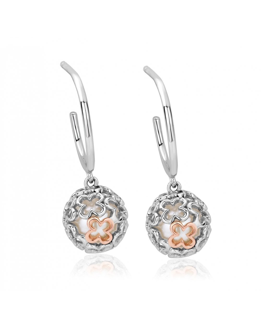 Tudor Court Spherical Pearl Drop Earrings