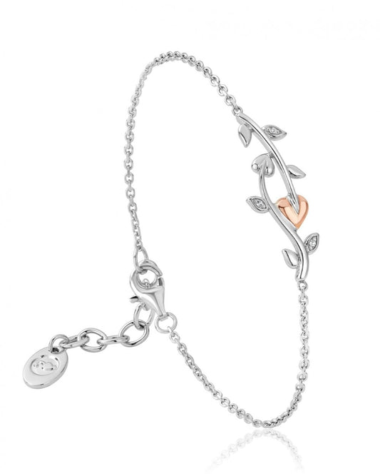 Tree of Life Sterling Silver Vine Bracelet with Topaz