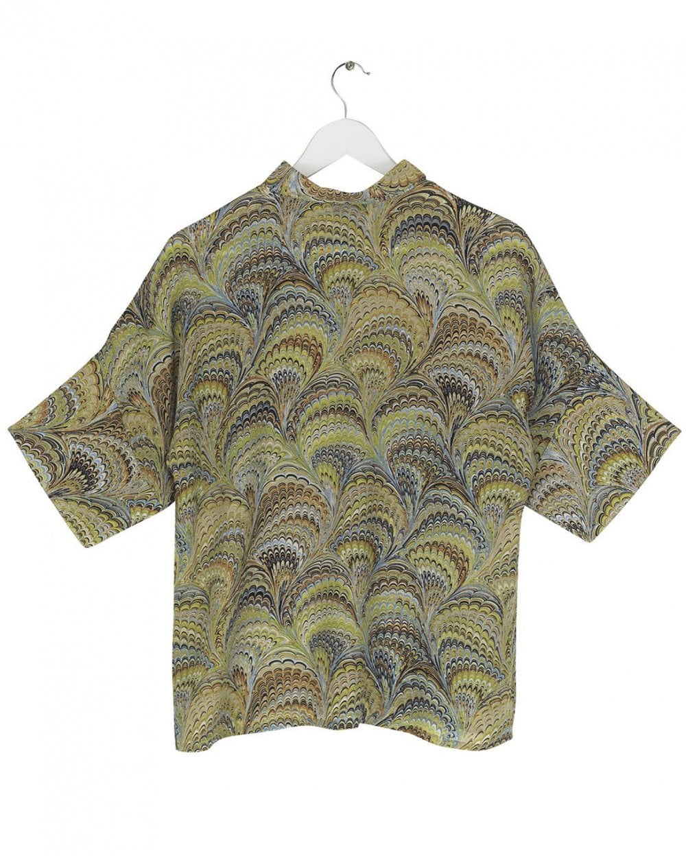 Marbled Green Pippa Top S/M