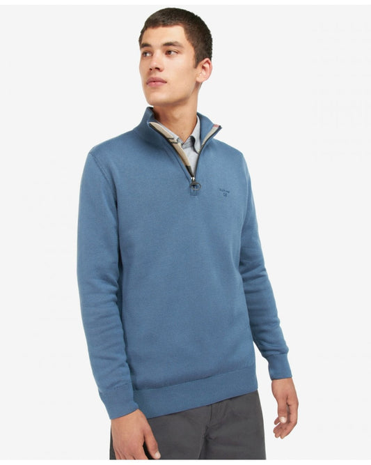 Cotton Half-Zip Sweatshirt