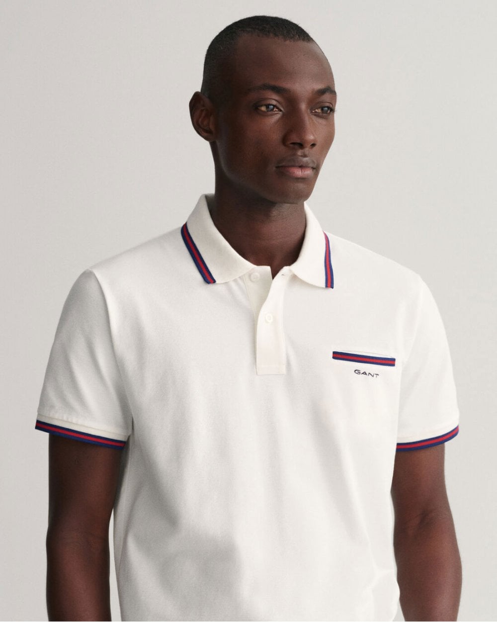 3-Colour Tipped Piqué Polo Shirt