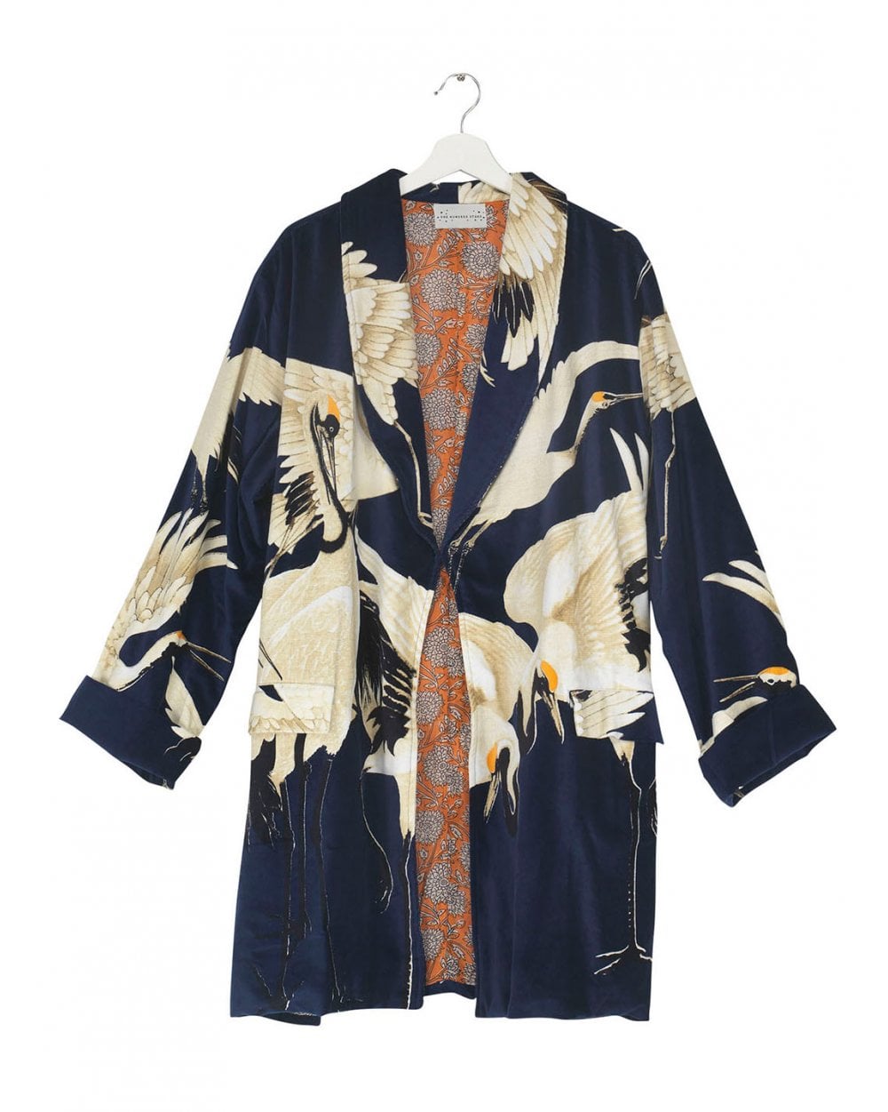 Stork Navy Boyfriend Jacket