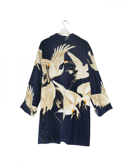 Stork Navy Boyfriend Jacket