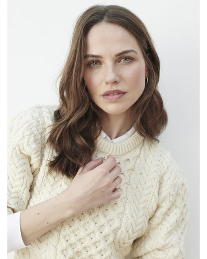 Inishmore Ladies Slim-fit Aran Sweater