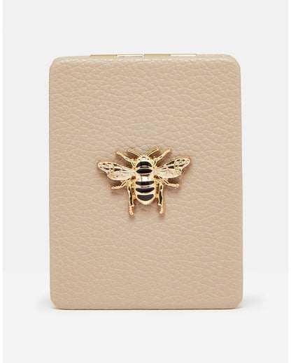 Oblong Compact Mirror - Stone