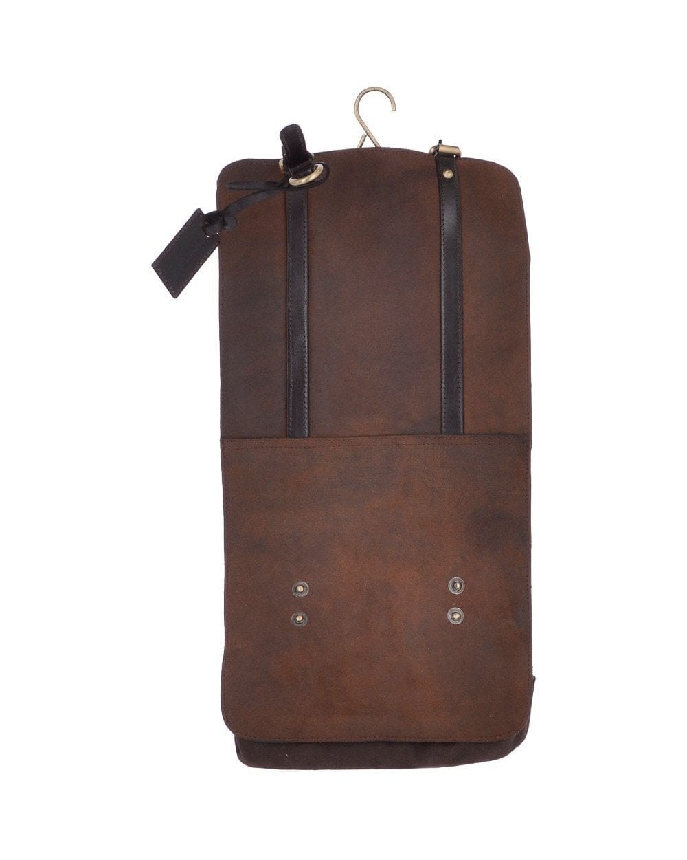 Liam Leather Wash Bag - Brown