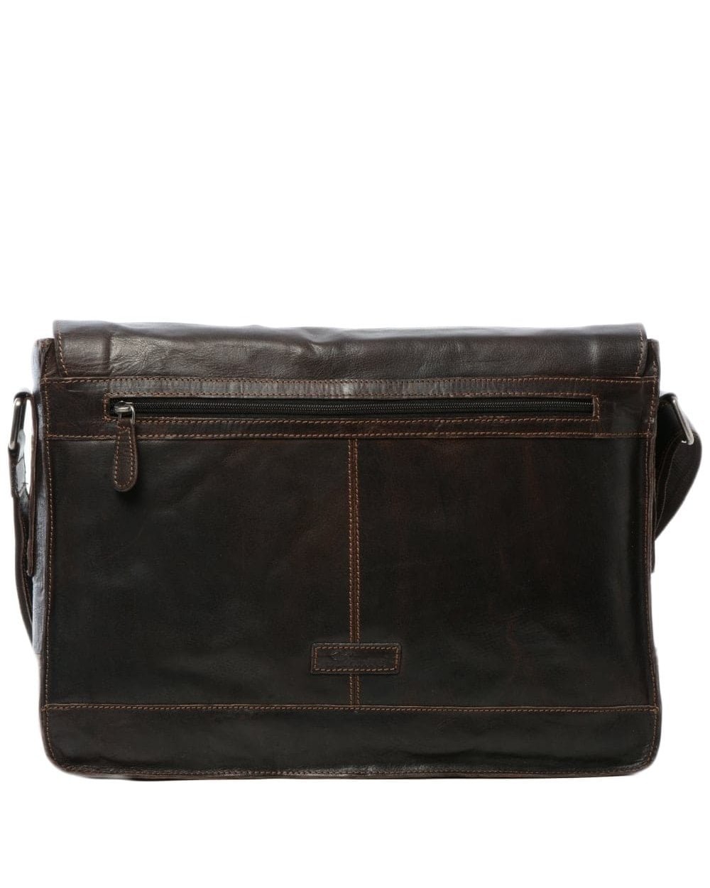 Kingston Laptop Messenger Bag Medium - Crumble Brown