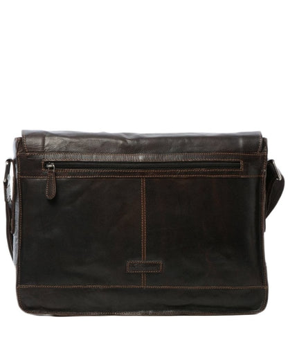 Kingston Laptop Messenger Bag Medium - Crumble Brown