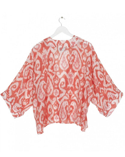 Ikat Pink Kimono