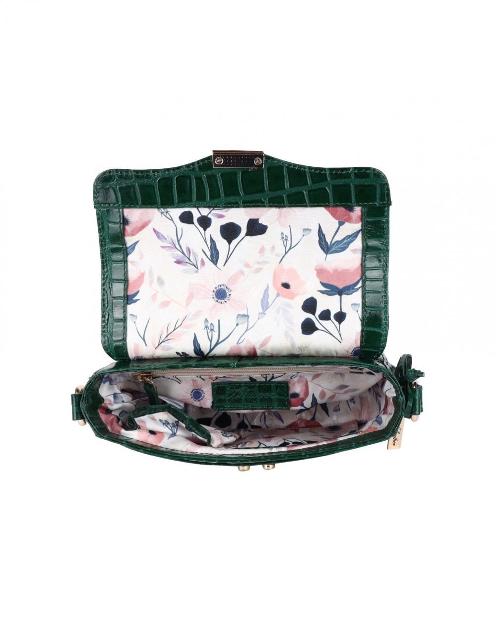 Leather Crossbody Bag - Green