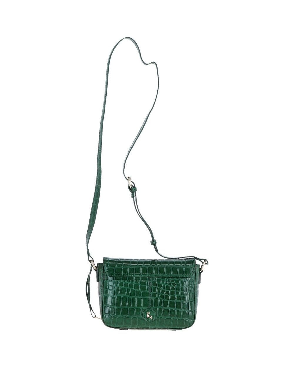 Leather Crossbody Bag - Green