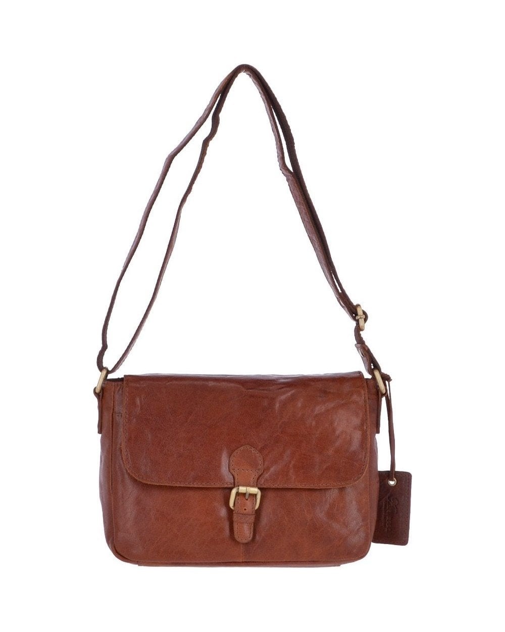 Leather Handbag - Honey