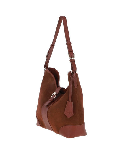 Leather Shoulder Bag - Tan