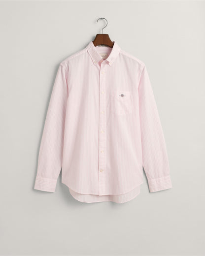 Regular Fit Striped Poplin Shirt