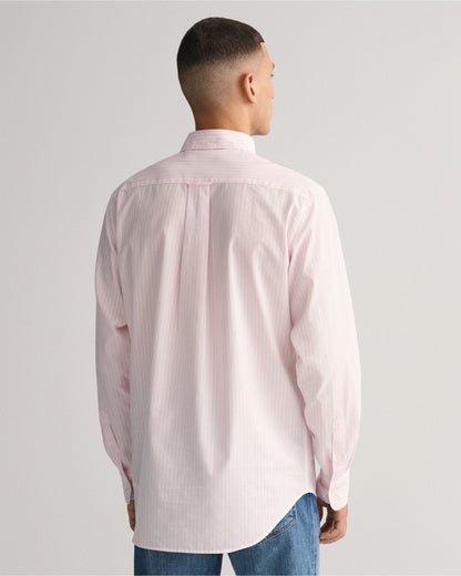 Regular Fit Striped Poplin Shirt