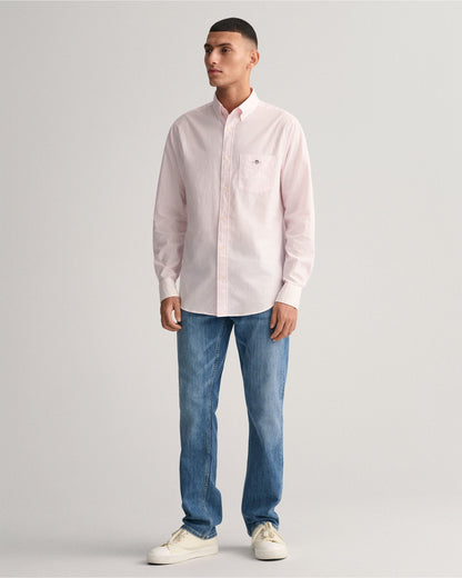 Regular Fit Striped Poplin Shirt