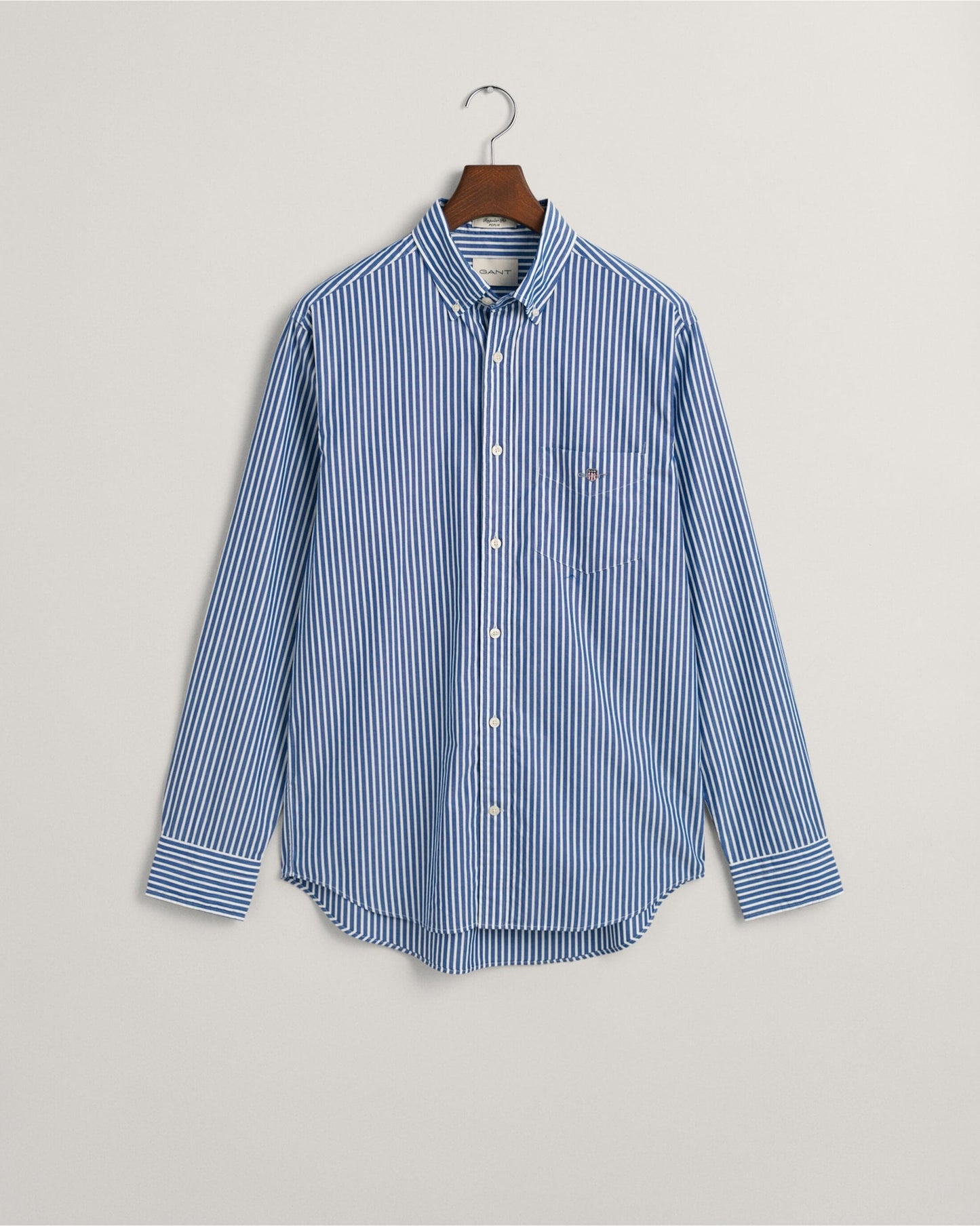 Regular Fit Striped Poplin Shirt