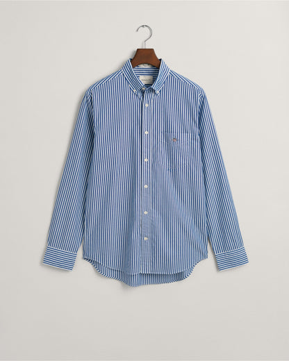 Regular Fit Striped Poplin Shirt