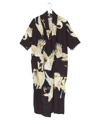 Stork Burgundy Rachel Dress - M/L