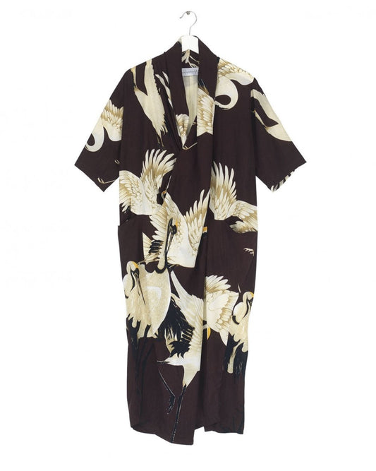 Stork Burgundy Rachel Dress - M/L