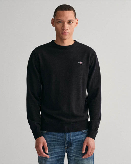 Superfine Lambswool Crew Neck Sweater