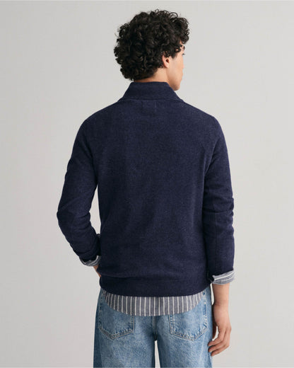 Superfine Lambswool Half-Zip Sweater