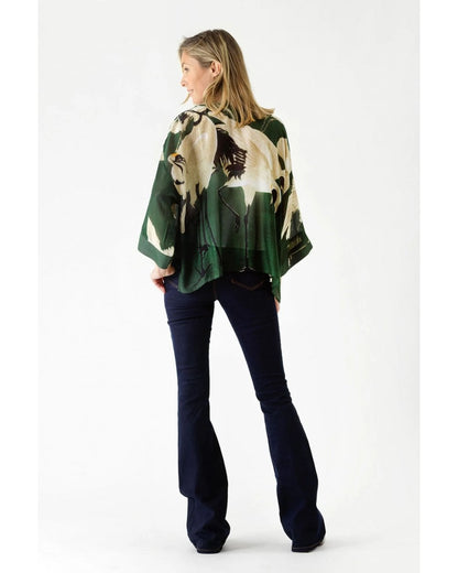Stork Forest Kimono