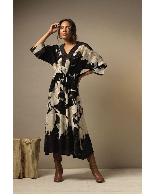 Stork Black Abbi Dress S/M
