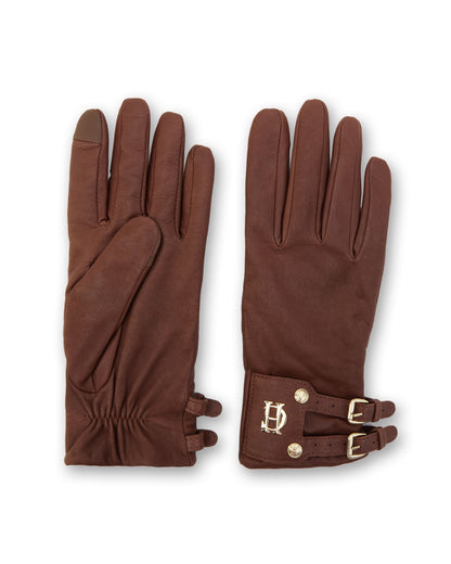 Monogram Leather Gloves