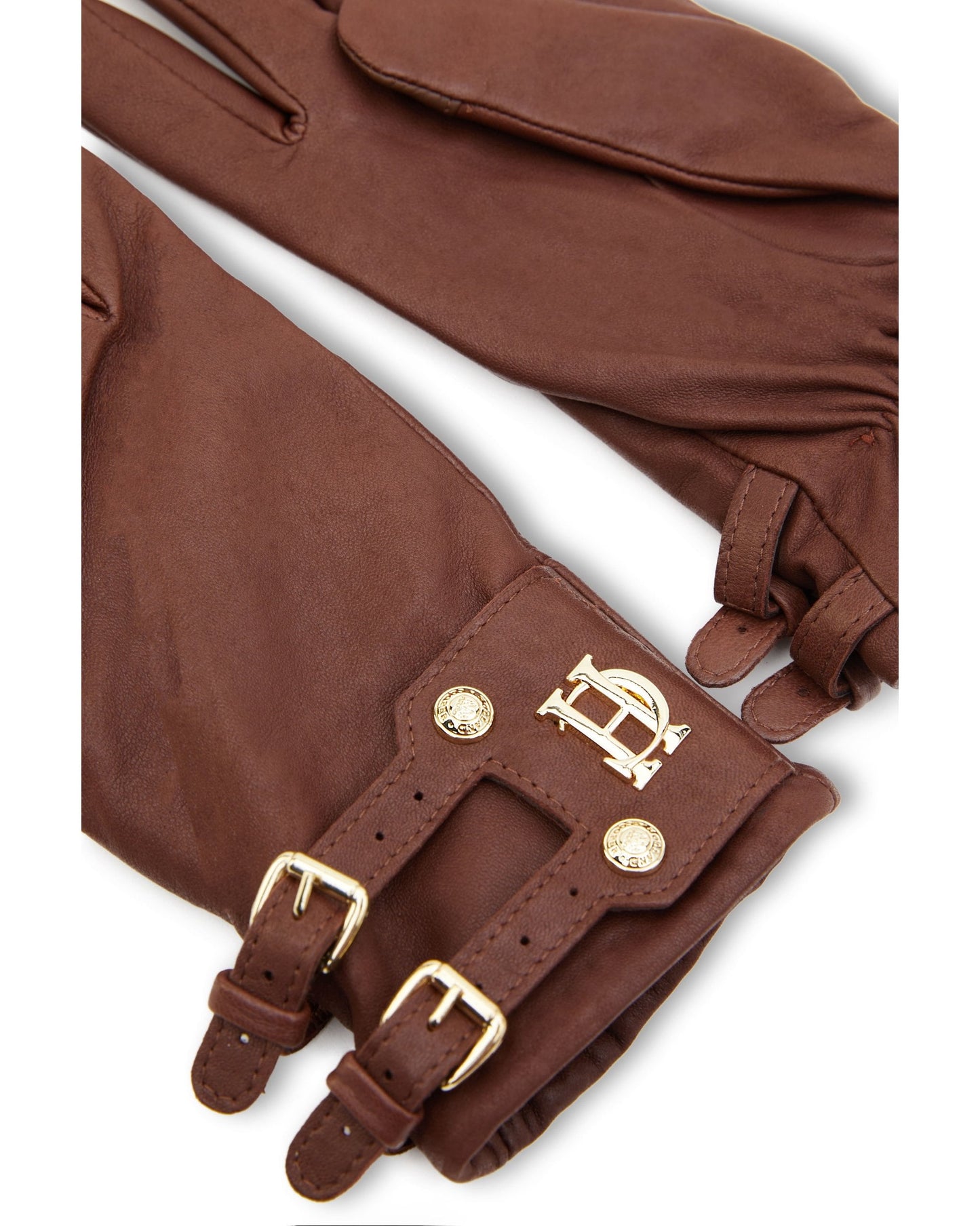 Monogram Leather Gloves