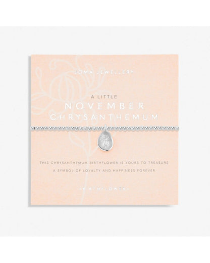Birthflower A Little 'November' Bracelet